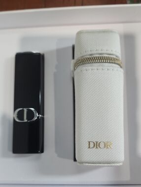 NWOT DIOR Gift Set Lipstick & Lipstick case charm